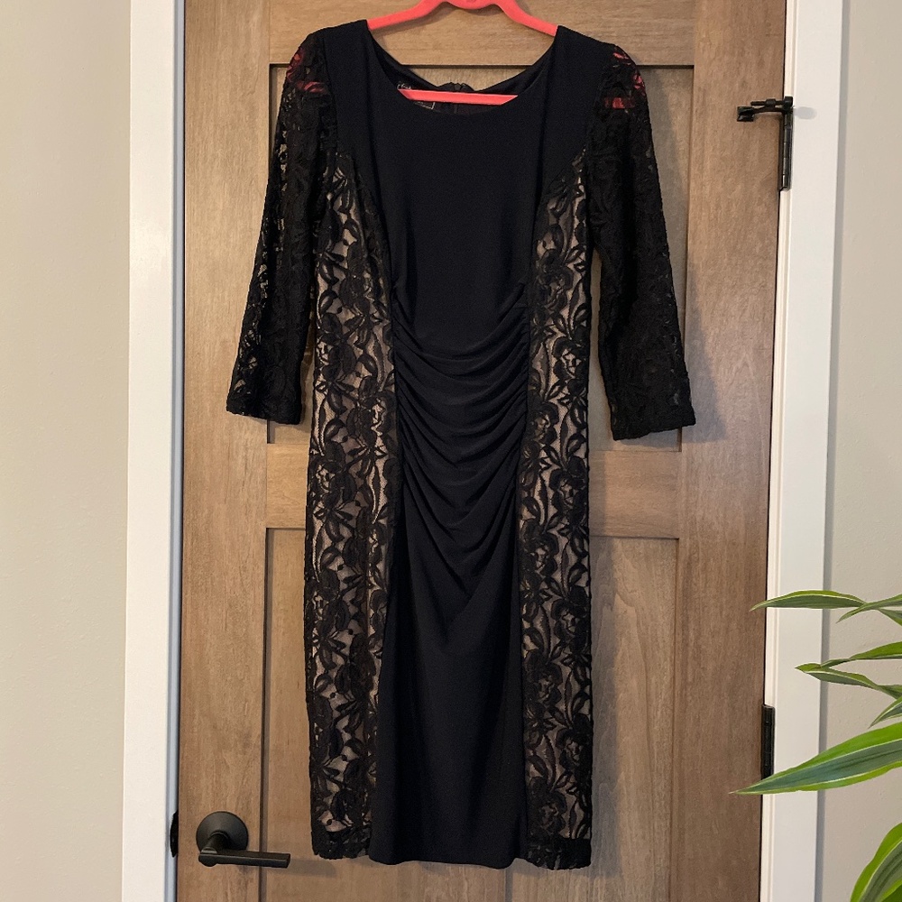 Dark blue dress